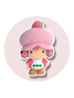 Strawberry Shortcake Action Figure Toy: Flocked, 2.5 in.